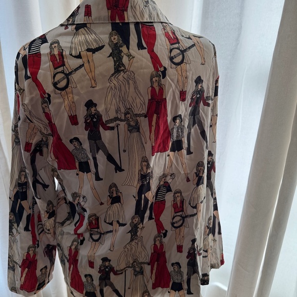 Red Taylor's Version Matching Pajama Set - Picture 3 of 4